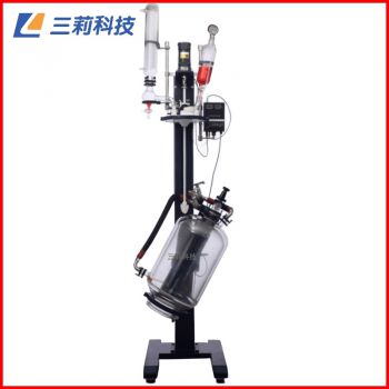 升降调速玻璃反应釜 SJS212-20L自动升降反应器 一体反应釜