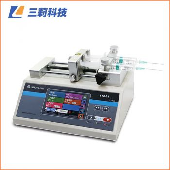 TYD01-02型球盟会室注射泵 110mm大行程2支注射器或玻璃进样针